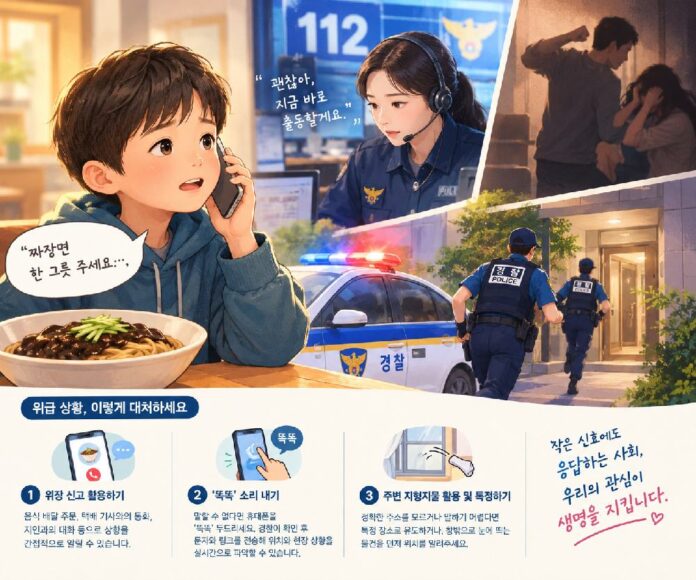 "짜장면 한 그릇 주세요"… 9살 아이의 용기와 112의 '귀 기울임'이 만든 기적